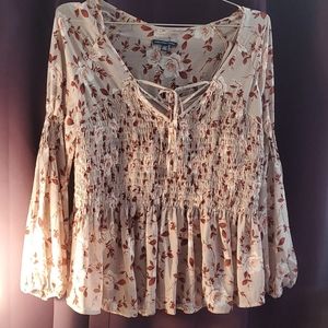 American Eagle, double blouse, Medium